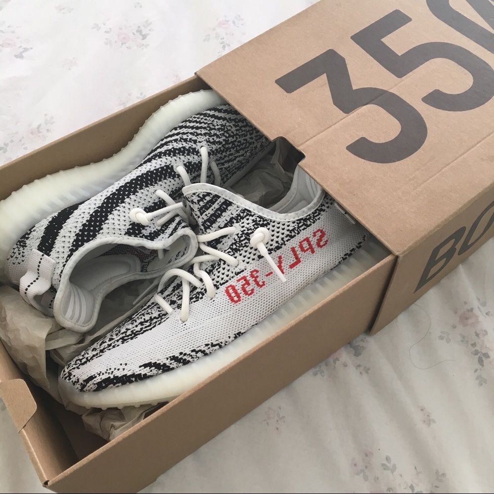 Brand New Adidas Zebra Yeezy Boost 350